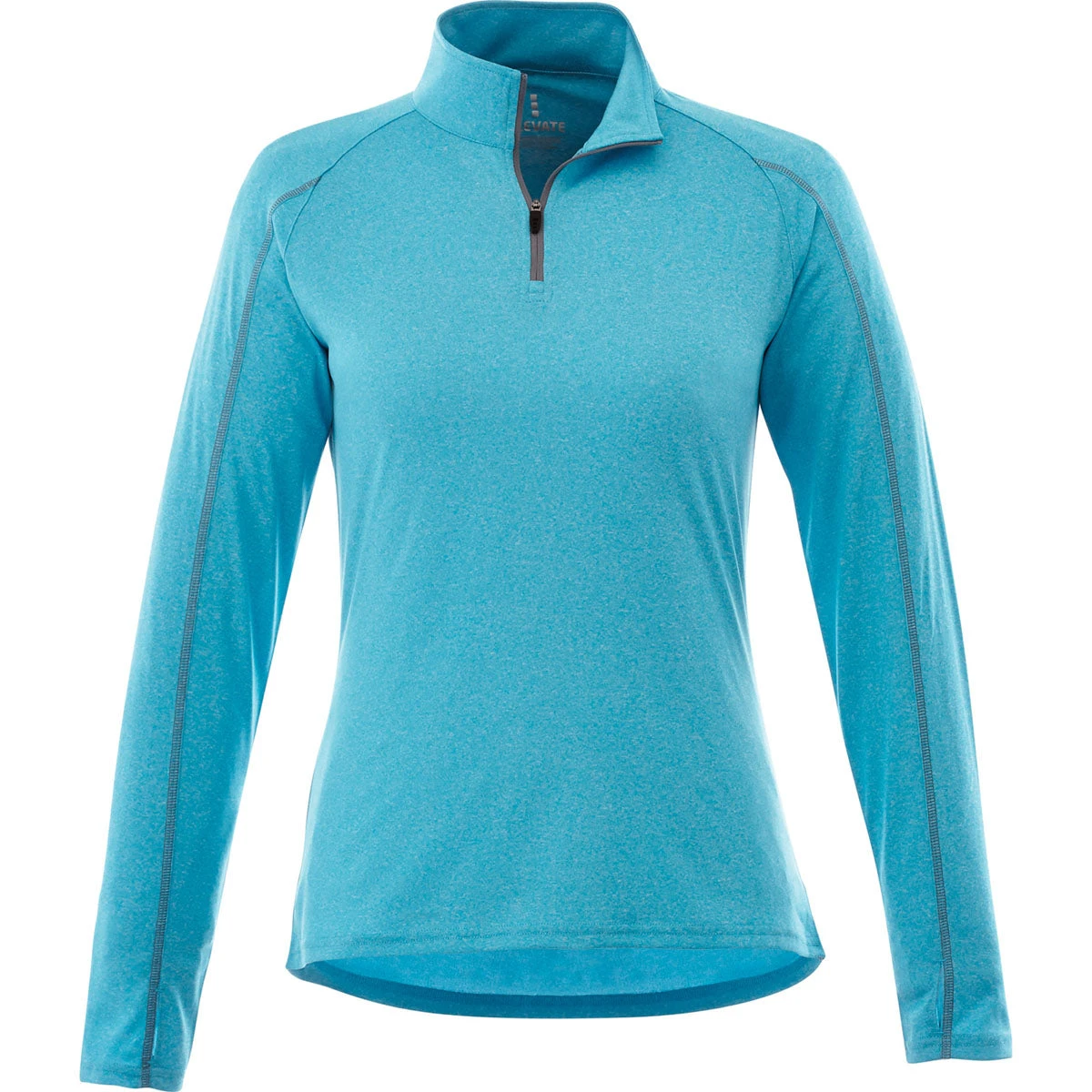 Elevate Women's Aspen Heather Taza Knit Quarter Zip 3 Elevate Women's Aspen Heather Taza Knit Quarter Zip