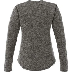 Elevate Women's Heather Dark Charcoal Quadra Long Sleeve Shirt 5 Elevate Women's Heather Dark Charcoal Quadra Long Sleeve Shirt -Elevate TM97812 Heather Dark Charcoal B