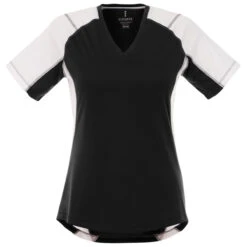 Elevate Women's Black/White Taku Short Sleeve Tech Tee