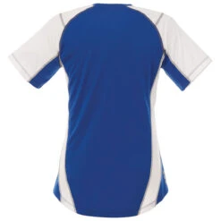 Elevate Women's New Royal/White Taku Short Sleeve Tech Tee -Elevate TM97813 New Royal White B