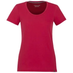 Elevate Women's Vintage Red Somoto Eco Short Sleeve Tee