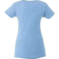 Elevate Women's Sky Heather Bodie Short Sleeve T-Shirt -Elevate TM97879 Sky Heather B