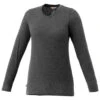 Elevate Women's Heather Dark Charcoal Holt Long Sleeve Tee -Elevate TM97886 Heather Dark Charcoal F
