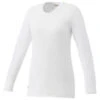 Elevate Women's White Holt Long Sleeve Tee 1 Elevate Women's White Holt Long Sleeve Tee -Elevate TM97886 White F