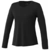 Elevate Women's Black Parima Long Sleeve Tech Tee