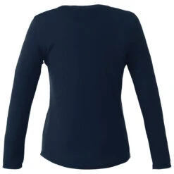 Elevate Women's Navy Parima Long Sleeve Tech Tee -Elevate TM97888 Navy B