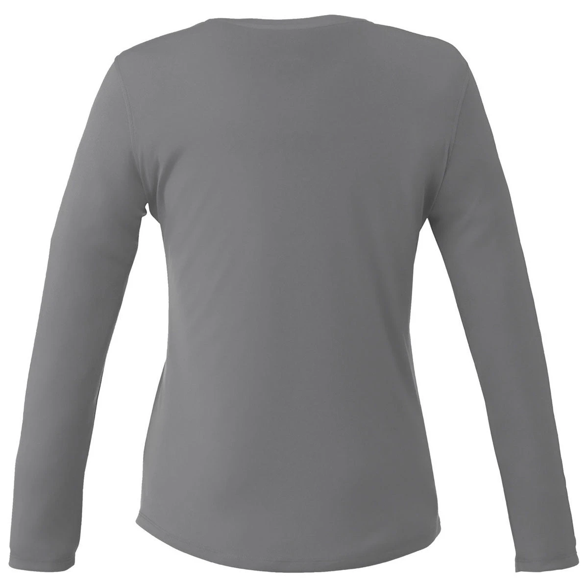 Elevate Women's Steel Grey Parima Long Sleeve Tech Tee 4 Elevate Women's Steel Grey Parima Long Sleeve Tech Tee - Image 2