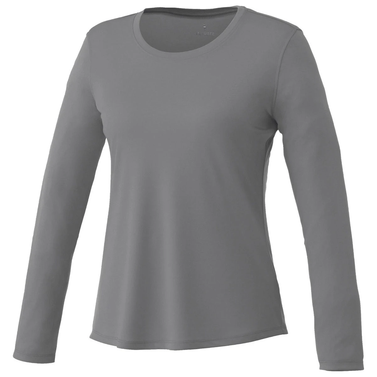 Elevate Women's Steel Grey Parima Long Sleeve Tech Tee 3 Elevate Women's Steel Grey Parima Long Sleeve Tech Tee