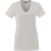 Elevate Women's Heather Grey Sarek V-Neck Short Sleeve Tee 2 Elevate Women's Heather Grey Sarek V-Neck Short Sleeve Tee -Elevate TM97891 Heather Grey F