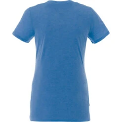 Elevate Women's Olympic Blue Heather Sarek V-Neck Short Sleeve Tee -Elevate TM97891 Olympic Blue Heather B