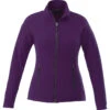 Elevate Women's Dark Plum Rixford Polyfleece Jacket -Elevate TM98130 Dark Plum F