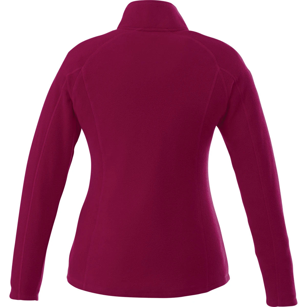 Elevate Women's Maroon Rixford Polyfleece Jacket 4 Elevate Women's Maroon Rixford Polyfleece Jacket - Image 2