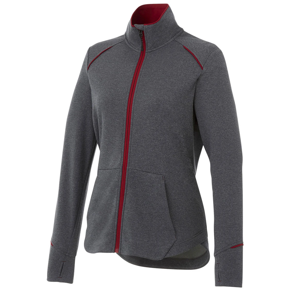 Elevate Women's Team Red/Heather Charcoal Tamarack Full Zip Jacket 3 Elevate Women's Team Red/Heather Charcoal Tamarack Full Zip Jacket
