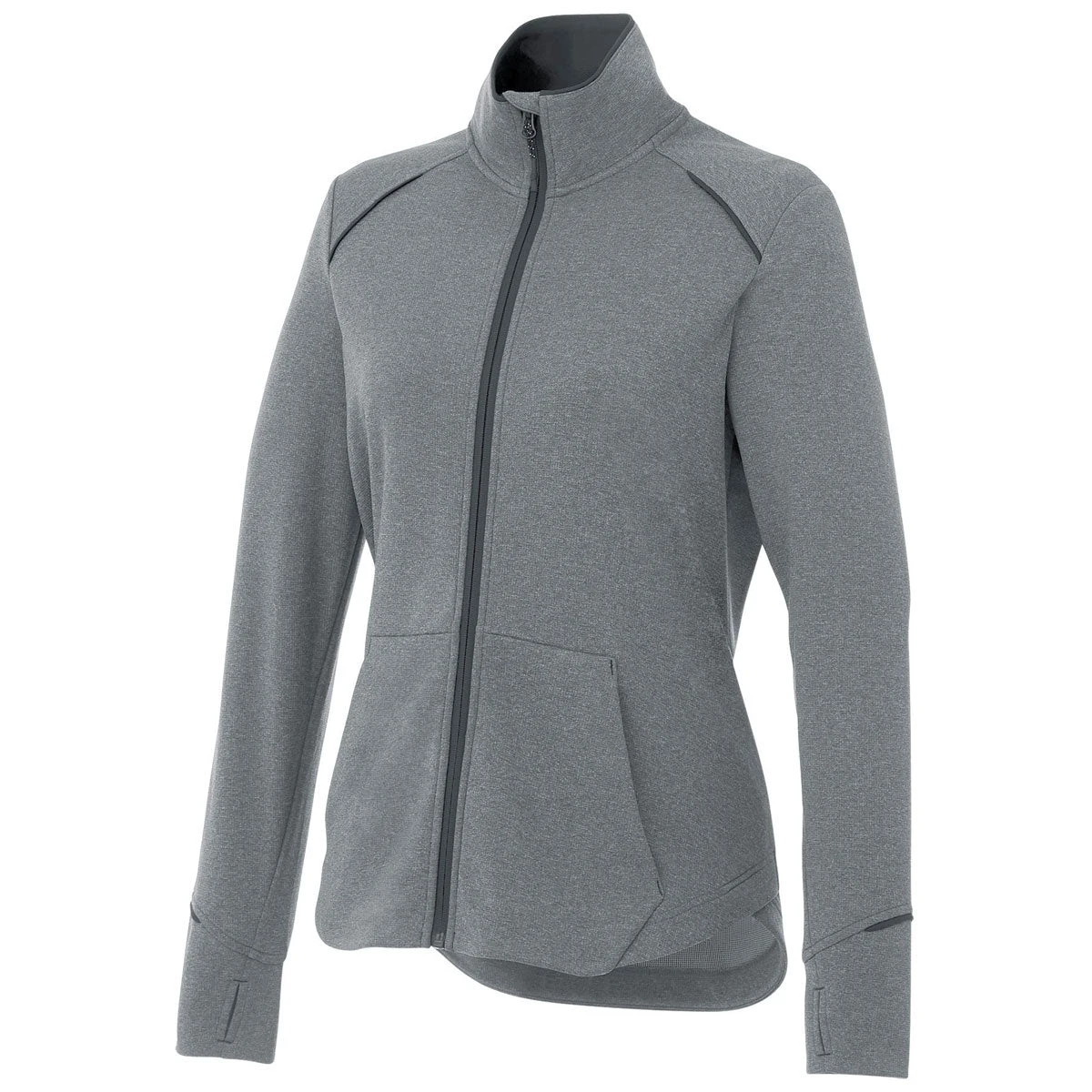 Elevate Women's Black/Heather Charcoal Tamarack Full Zip Jacket 3 Elevate Women's Black/Heather Charcoal Tamarack Full Zip Jacket
