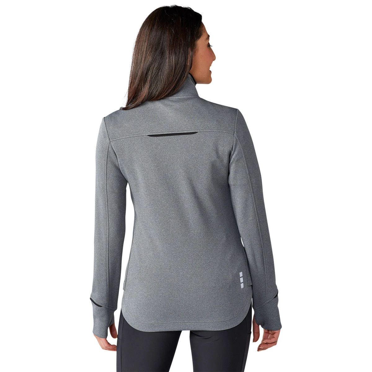 Elevate Women's Black/Heather Charcoal Tamarack Full Zip Jacket 6 Elevate Women's Black/Heather Charcoal Tamarack Full Zip Jacket - Image 4