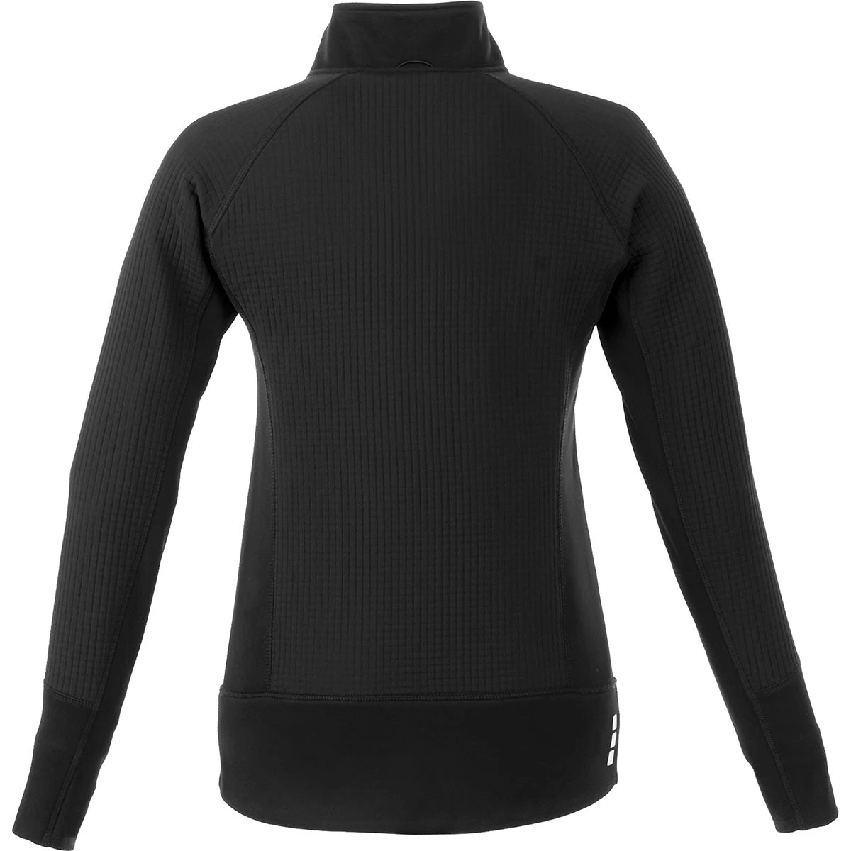 Elevate Women's Black Panorama Hybrid Knit Jacket 4 Elevate Women's Black Panorama Hybrid Knit Jacket - Image 2