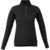 Elevate Women's Black Panorama Hybrid Knit Jacket 1 Elevate Women's Black Panorama Hybrid Knit Jacket -Elevate TM98153 995 F