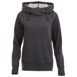 Elevate Women's Heather Dark Charcoal Dayton Fleece Hoody
