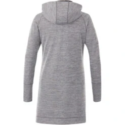 Elevate Women's Heather Charcoal Odell Knit Zip Hoody 5 Elevate Women's Heather Charcoal Odell Knit Zip Hoody -Elevate TM98210 986 B