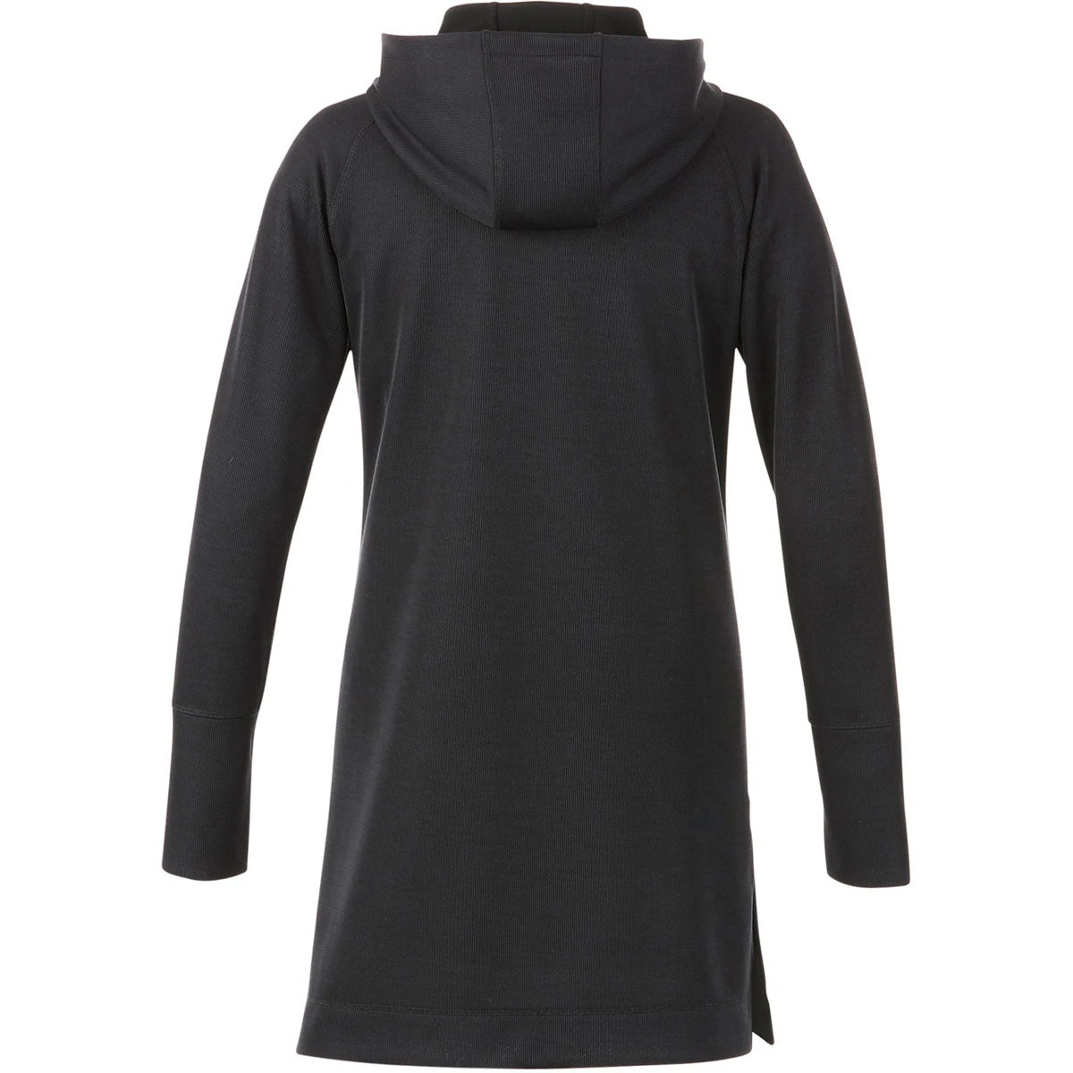 Elevate Women's Black Odell Knit Zip Hoody 4 Elevate Women's Black Odell Knit Zip Hoody - Image 2