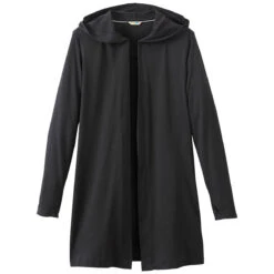 Elevate Women's Black Ashland Knit Hooded Cardigan