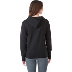 Elevate Women's Black Argus Eco Fleece Hoody -Elevate TM98221 Black HTB