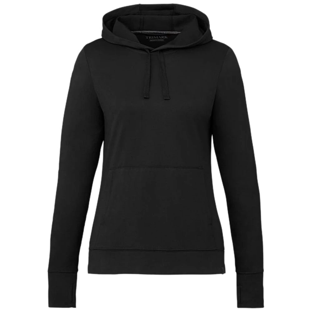 Elevate Women's Black Lavar Eco Knit Hoody 3 Elevate Women's Black Lavar Eco Knit Hoody