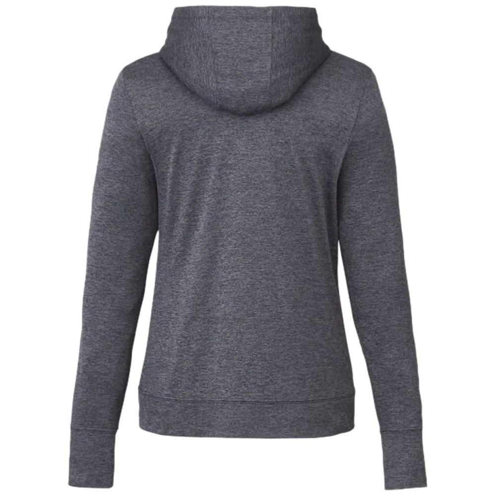 Elevate Women's Heather Dark Charcoal Lavar Eco Knit Hoody 4 Elevate Women's Heather Dark Charcoal Lavar Eco Knit Hoody - Image 2