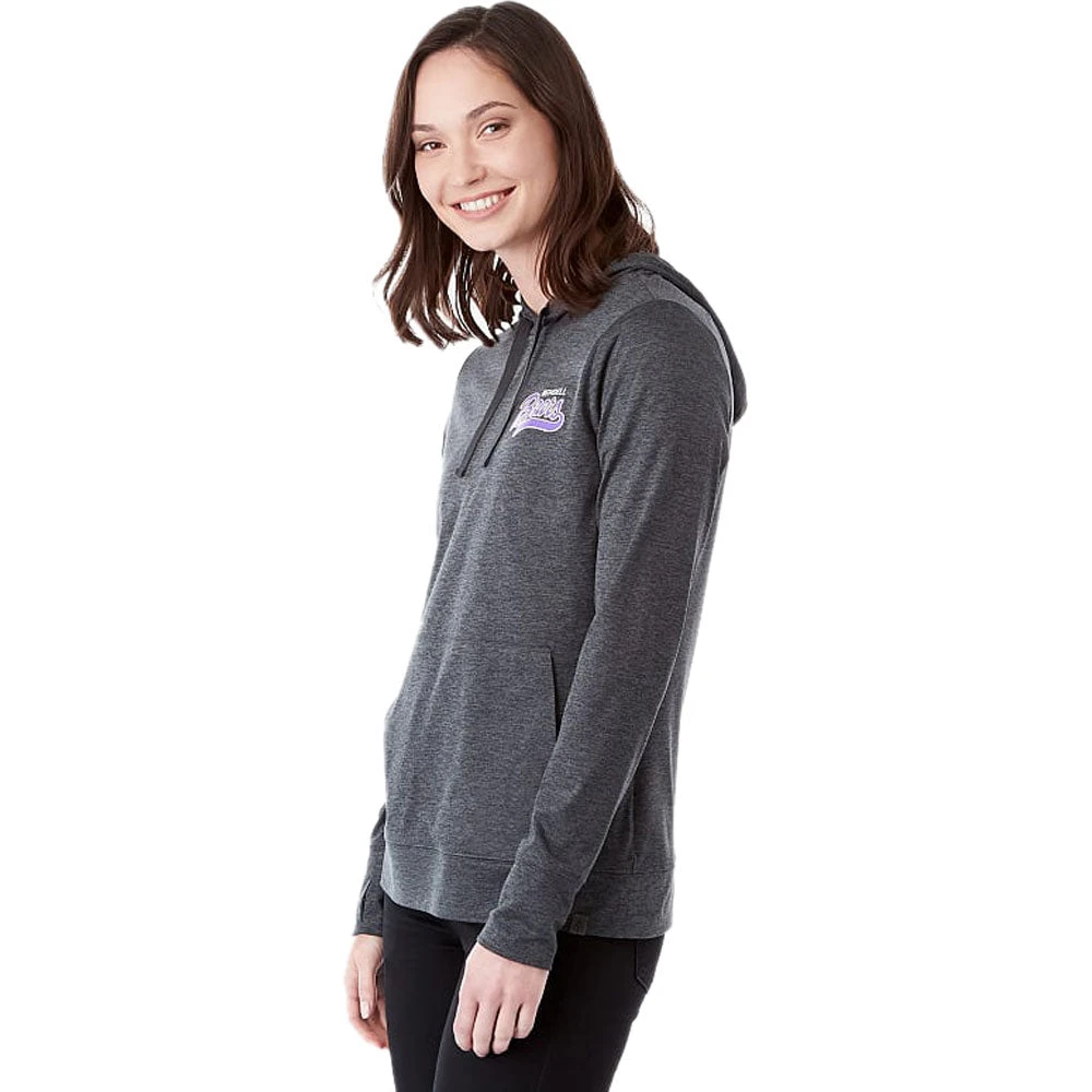 Elevate Women's Heather Dark Charcoal Lavar Eco Knit Hoody 7 Elevate Women's Heather Dark Charcoal Lavar Eco Knit Hoody - Image 5