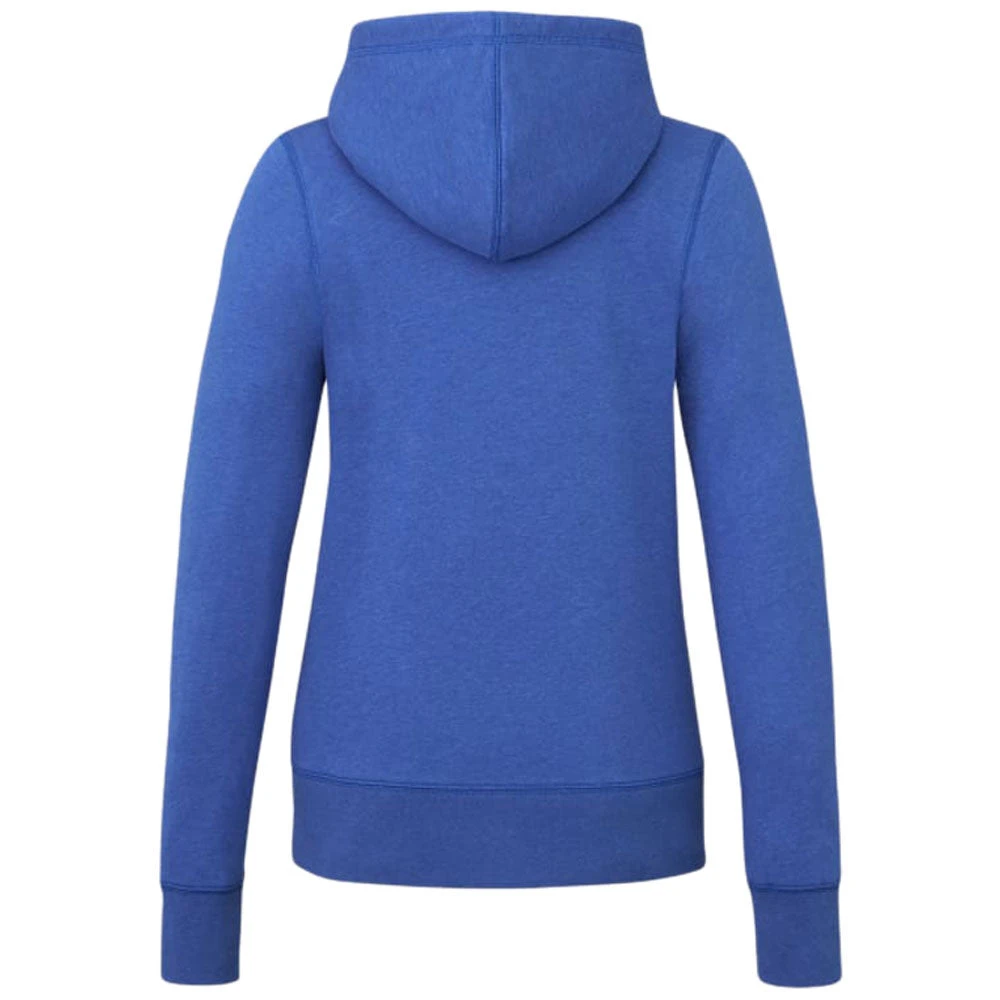 Elevate Women's New Royal Heather Argus Eco Fleece Full Zip Hoody 4 Elevate Women's New Royal Heather Argus Eco Fleece Full Zip Hoody - Image 2