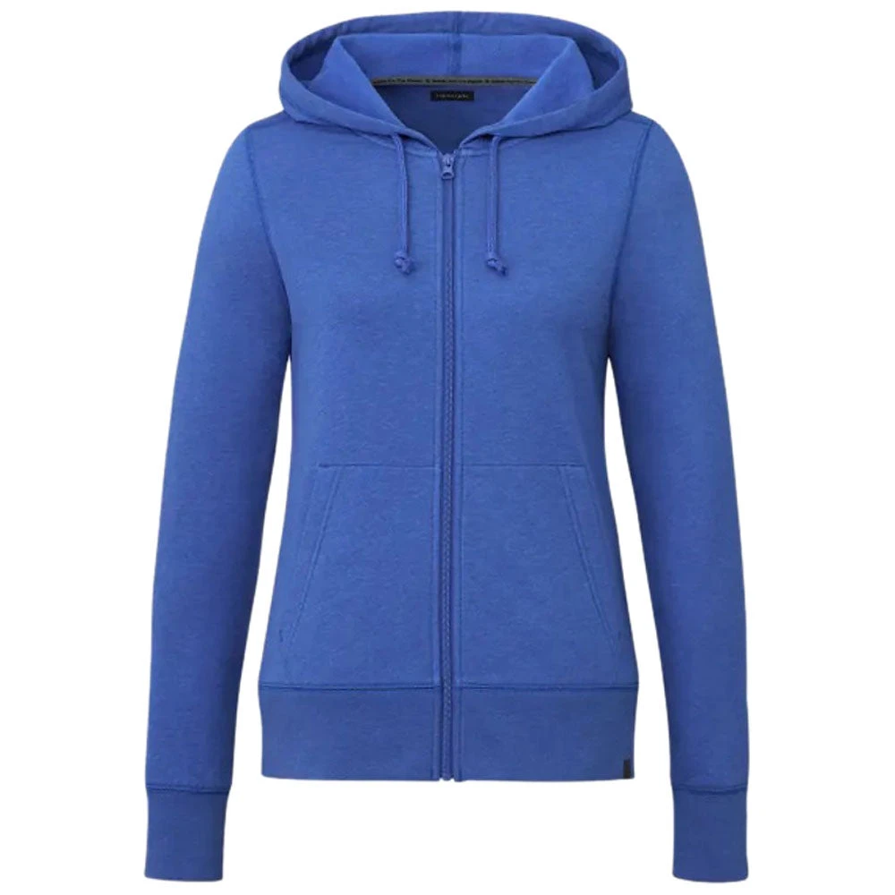 Elevate Women's New Royal Heather Argus Eco Fleece Full Zip Hoody 3 Elevate Women's New Royal Heather Argus Eco Fleece Full Zip Hoody