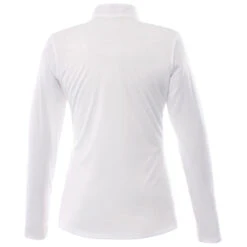 Elevate Women's White Vega Tech Half Zip -Elevate TM98304 White B