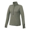 Elevate Women's Loden Heather/Black Dege Eco Knit Half Zip -Elevate TM98306 684