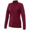 Elevate Women's Team Red Heather Mather Knit Half Zip -Elevate TM98307 358 F