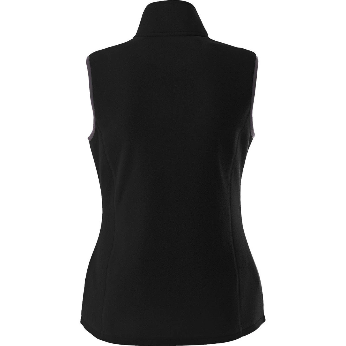 Elevate Women's Black Tyndall Polyfleece Vest 4 Elevate Women's Black Tyndall Polyfleece Vest - Image 2
