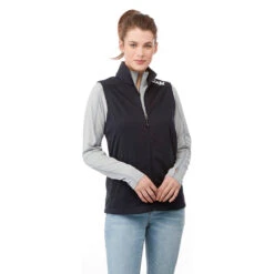 Elevate Women's Navy Boyce Knit Vest -Elevate TM98504 575 HTF