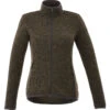 Elevate Women's Loden Heather Tremblant Knit Jacket -Elevate TM98610 Loden Heather F
