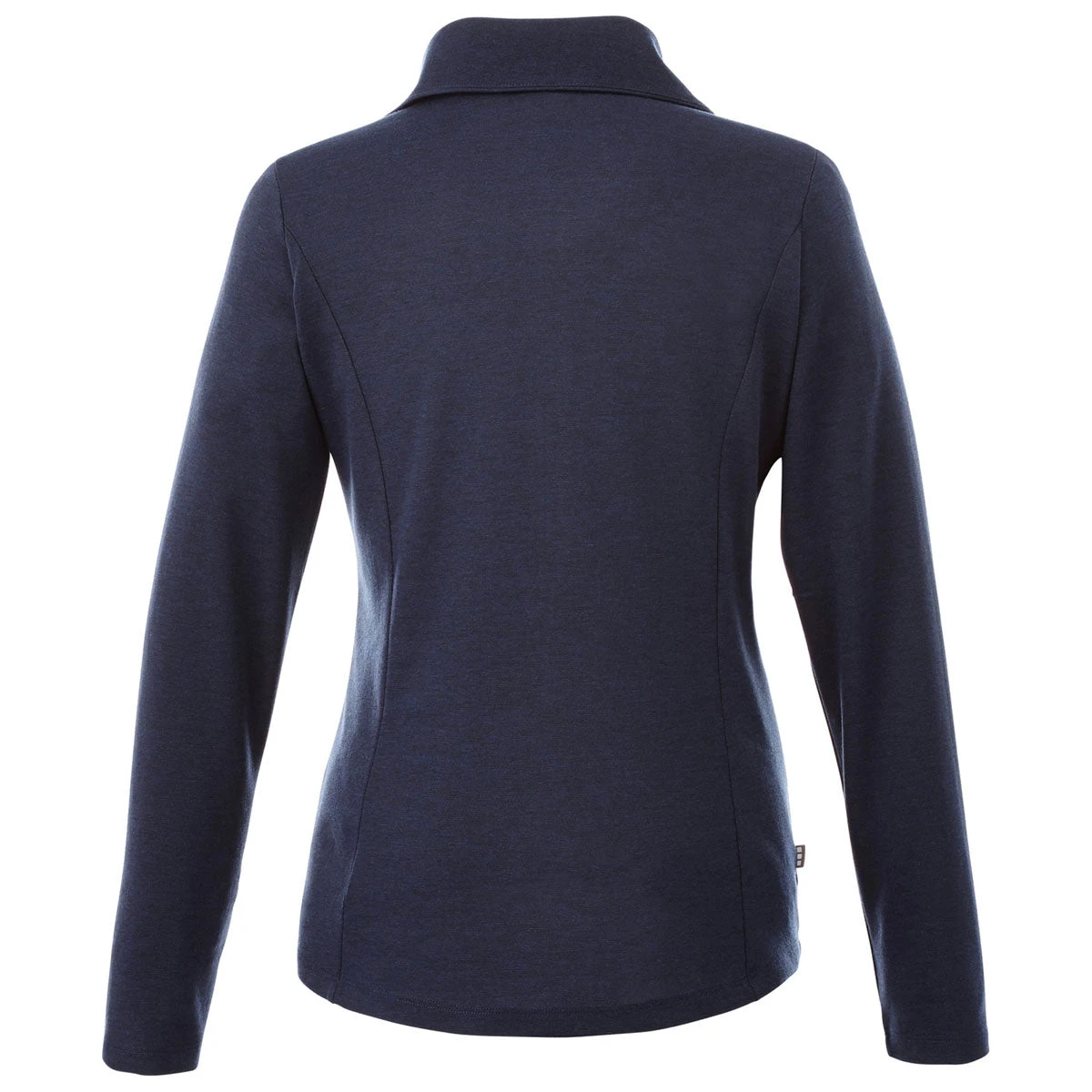 Elevate Women's Metro Blue Heather Stratton Knit Half Zip 4 Elevate Women's Metro Blue Heather Stratton Knit Half Zip - Image 2