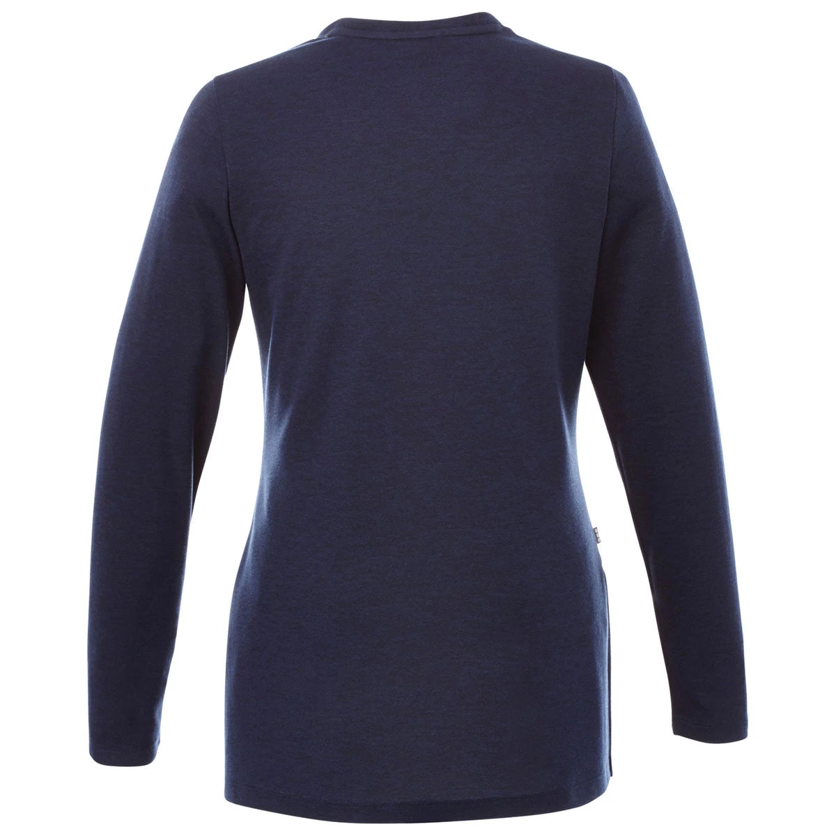 Elevate Women's Metro Blue Heather Bromley Knit V-Neck 4 Elevate Women's Metro Blue Heather Bromley Knit V-Neck - Image 2