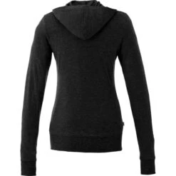 Elevate Women's Black Garner Knit Full Zip Hoodie -Elevate TM98731 Black B