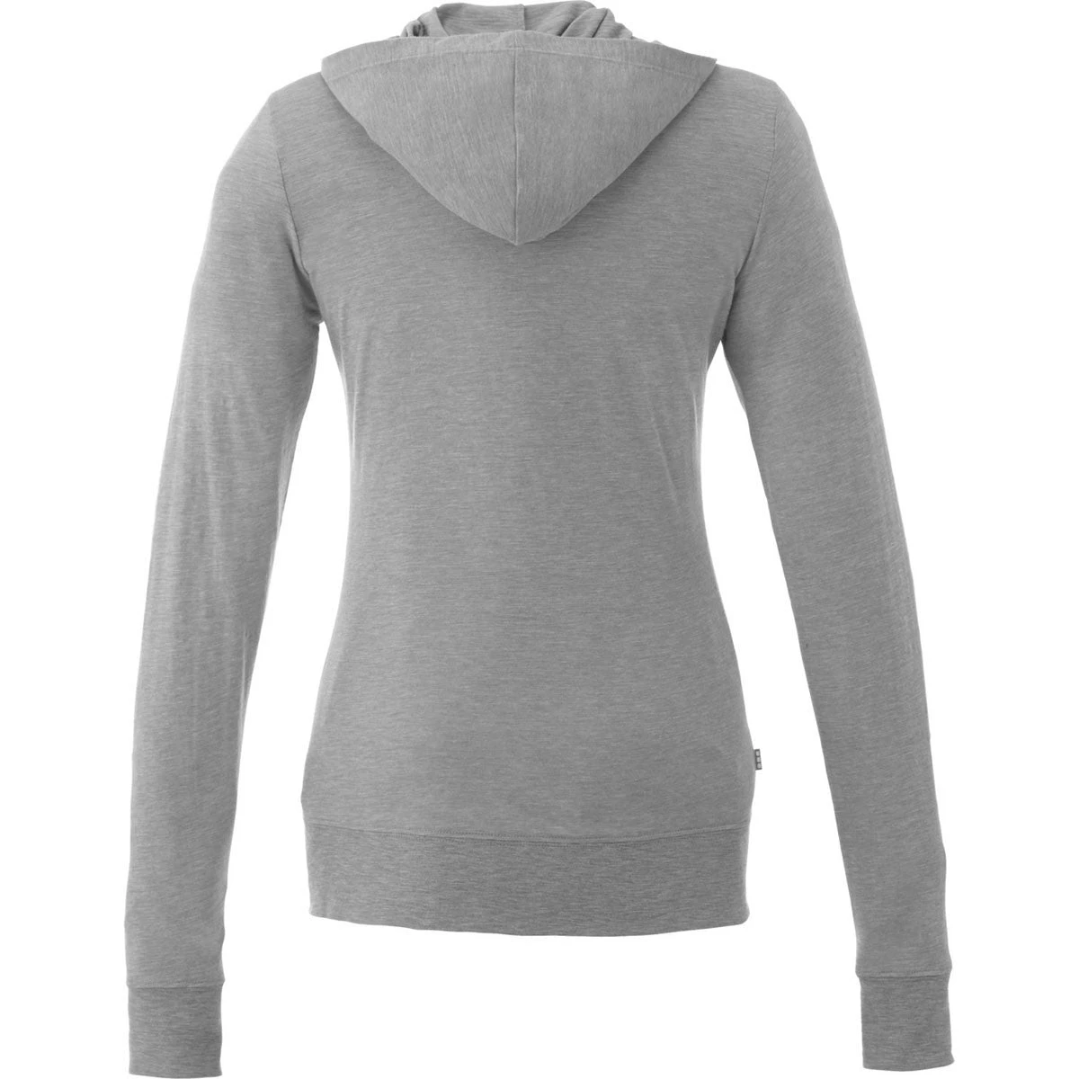Elevate Women's Heather Grey Garner Knit Full Zip Hoodie 4 Elevate Women's Heather Grey Garner Knit Full Zip Hoodie - Image 2
