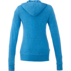 Elevate Women's Olympic Blue Heather Garner Knit Full Zip Hoodie -Elevate TM98731 Olympic Blue Heather B