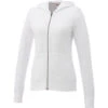 Elevate Women's White Garner Knit Full Zip Hoodie