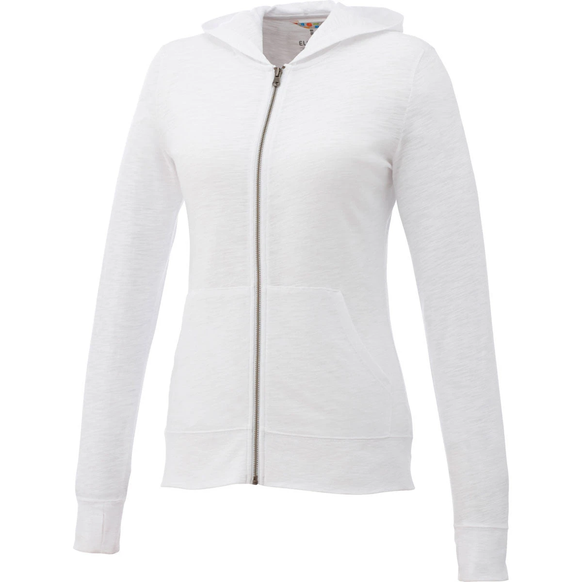 Elevate Women's White Garner Knit Full Zip Hoodie 3 Elevate Women's White Garner Knit Full Zip Hoodie