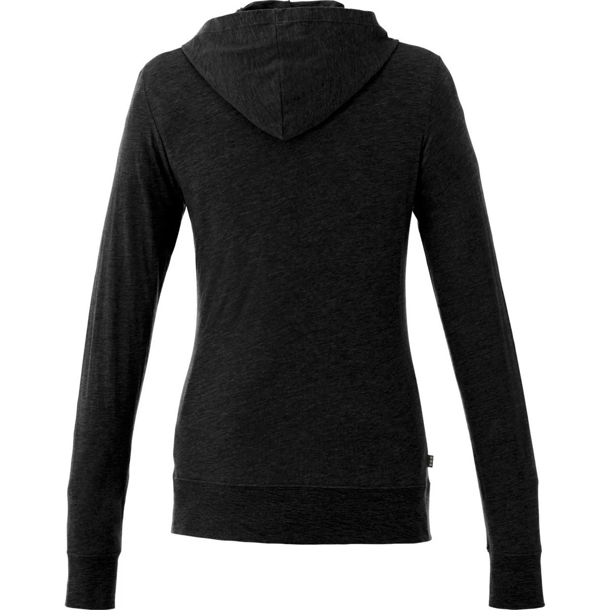 Elevate Women's Black Howson Knit Hoodie 4 Elevate Women's Black Howson Knit Hoodie - Image 2