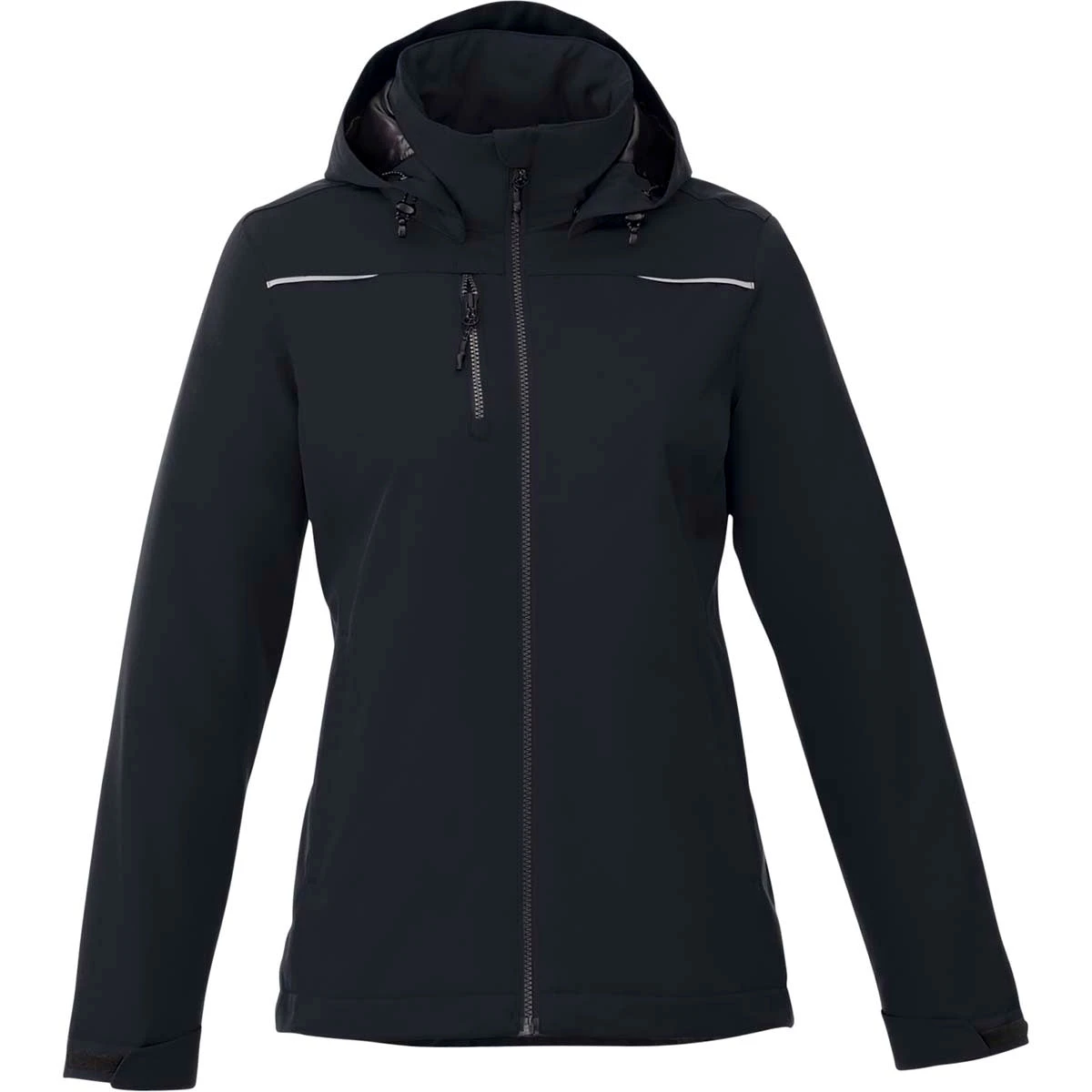Elevate Women's Black Colton Fleece Lined Jacket 3 Elevate Women's Black Colton Fleece Lined Jacket