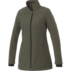 Elevate Women's Amazon Green Vernon Softshell Jacket