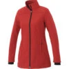 Elevate Women's Team Red Vernon Softshell Jacket