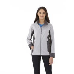 Elevate Women's Silver Sopris Softshell Jacket -Elevate TM99535 Silver HTF