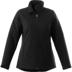 Elevate Women's Black Lawson Insulated Softshell Jacket